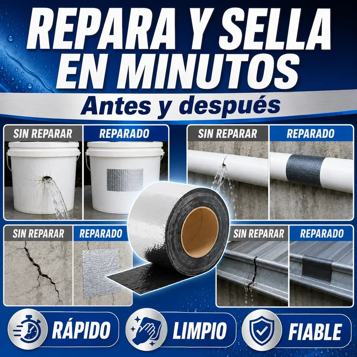 Cinta Asfáltica Impermeable Stantek® - COMPRA 1 Y LLÉVATE 2 🔥